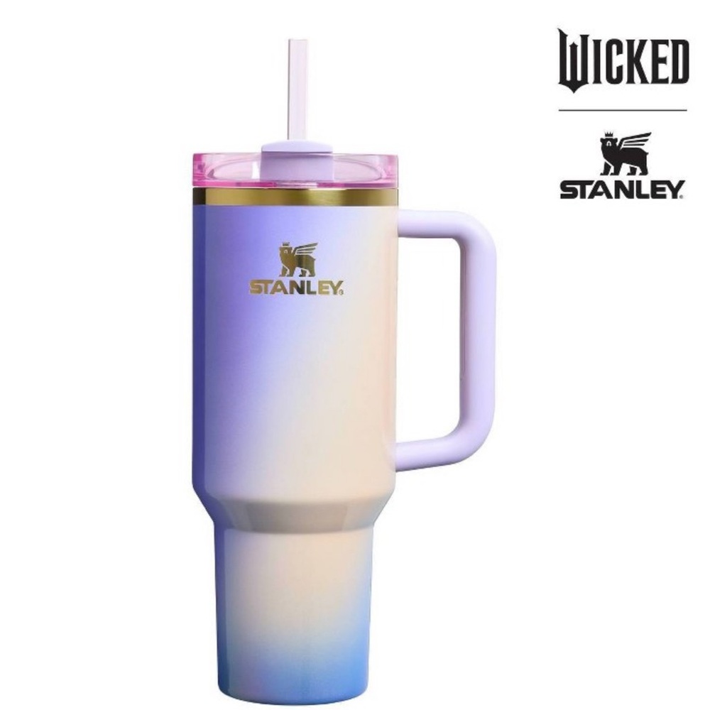 Stanley x Wicked - Glinda 40oz Stainless Steel H2.0 Flowstate Quencher Tumbler